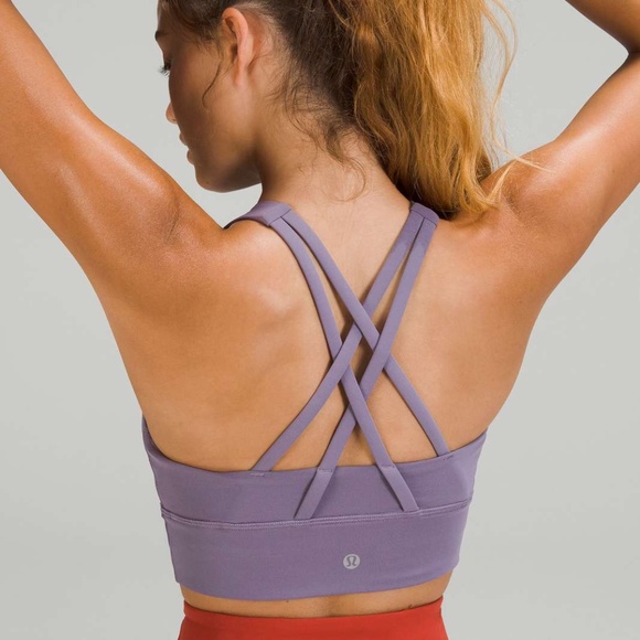 Lululemon Energy High-Neck Longline Tough Bra Size 6 Medium Support, B–D Cups in - Picture 1 of 7